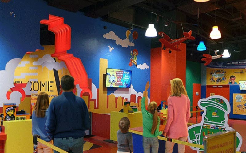 people entering LEGOLAND, Manchester tour, October 2024, UK