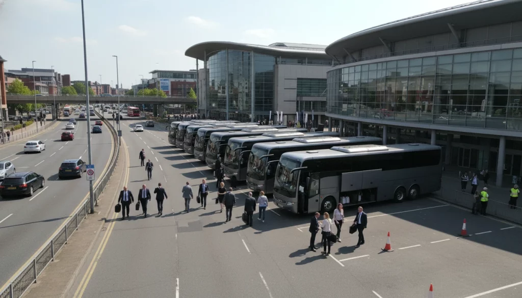 Professional Coach Hire for Manchester’s June Conference and Exhibition Season
