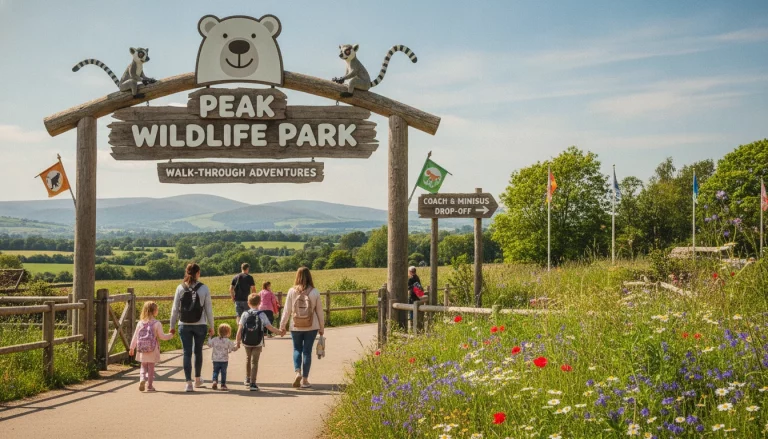 Peak Wildlife Park Coach & Minibus Hire from Manchester